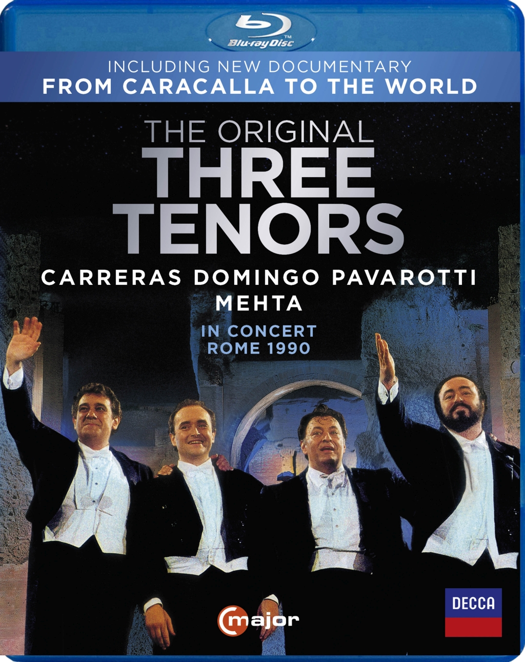 The Original Three Tenors / Carreras, Domingo, Pavarotti in Concert, Rome 1990