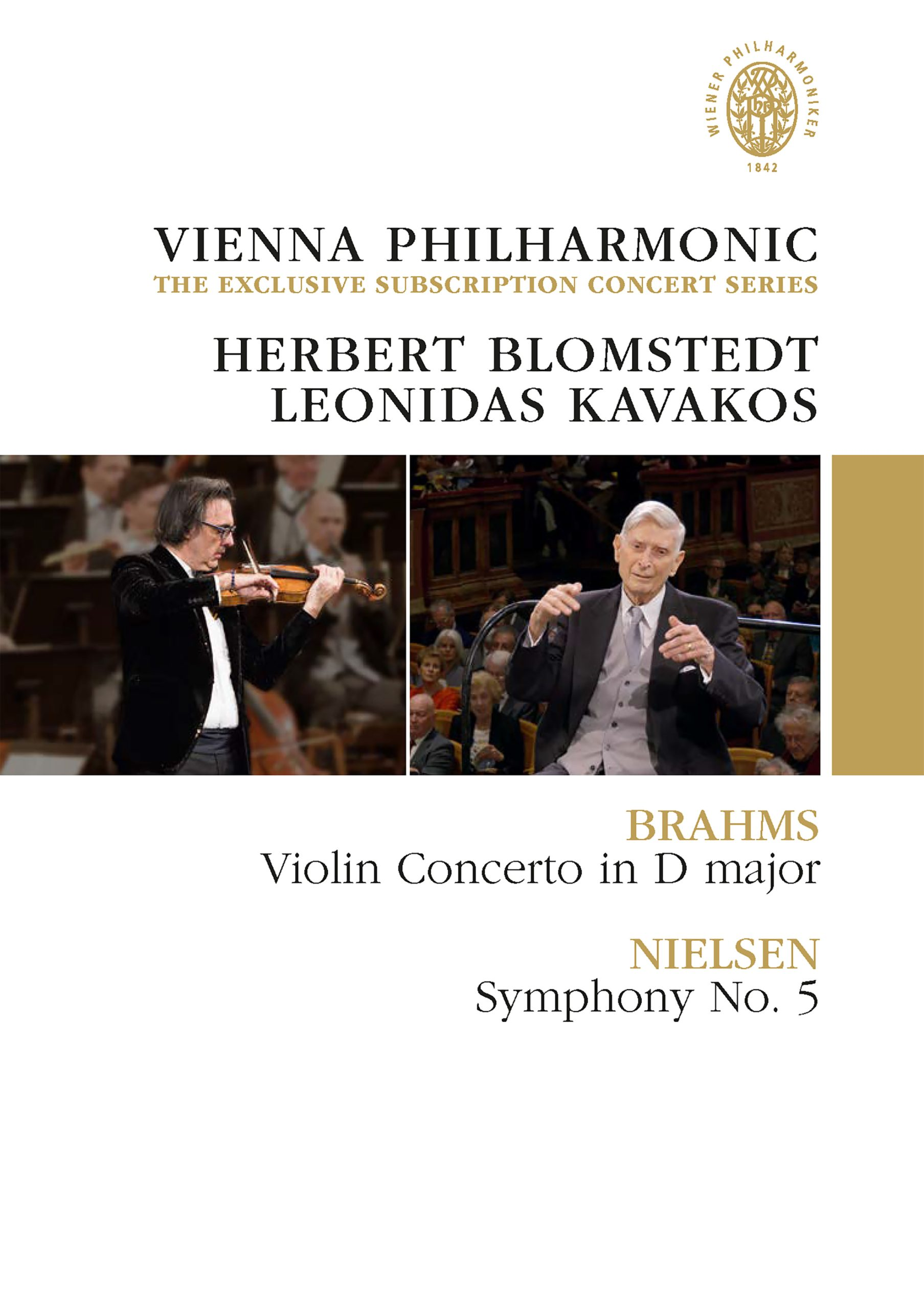The Exclusive Subscription Concert Series – Leonidas Kavakos & Herbert Blomstedt