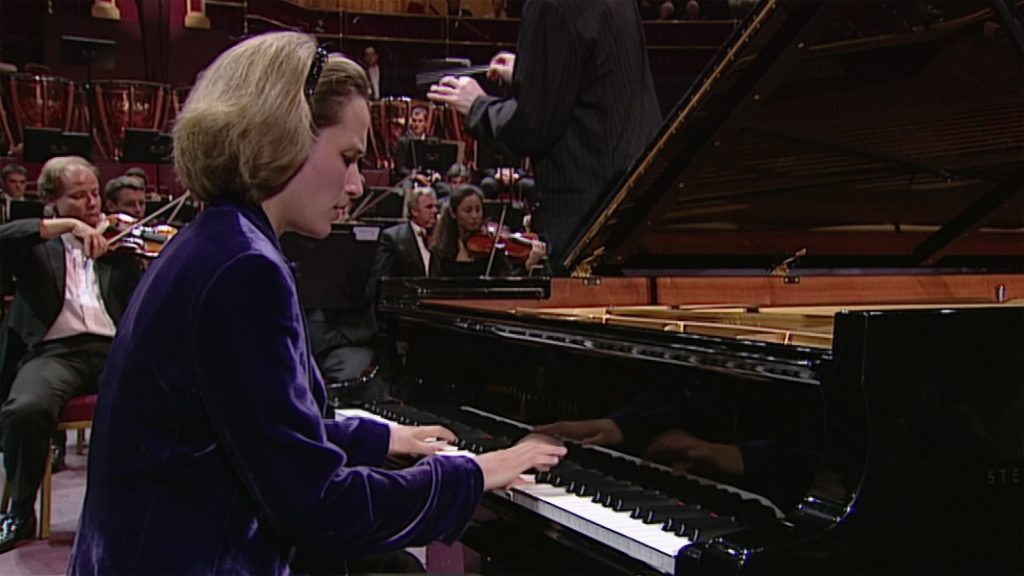 Helene Grimaud and Christoph Eschenbach at the Proms