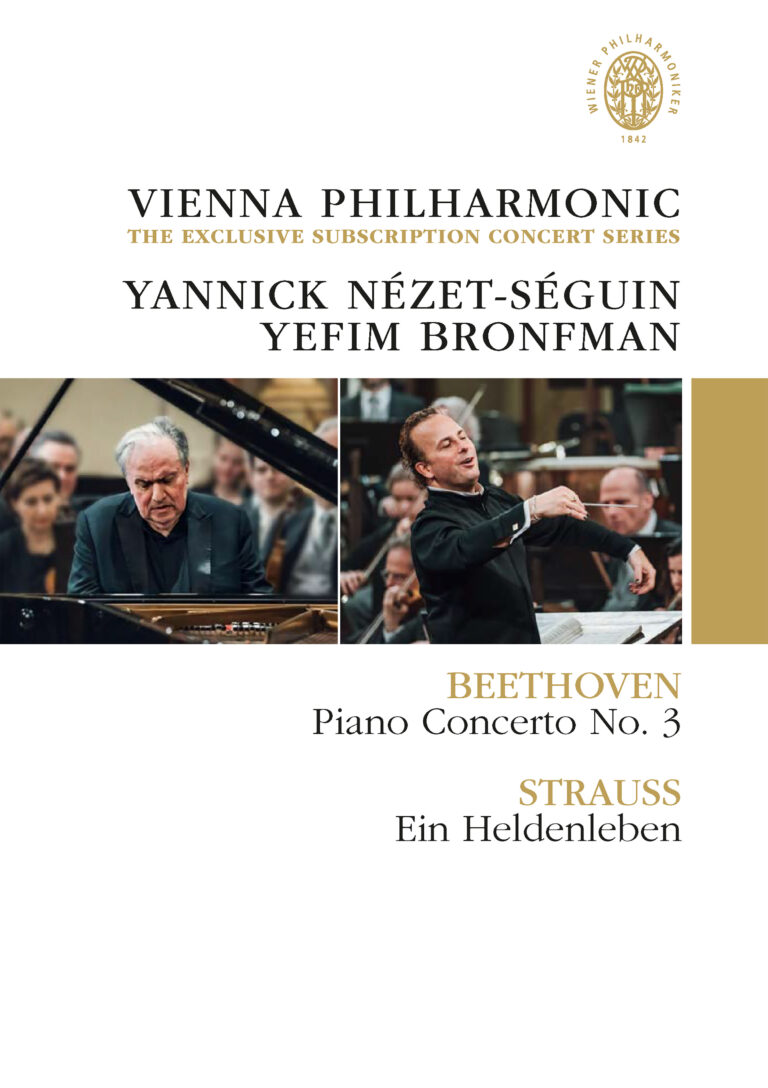 The Exclusive Subscription Concert Series – Yannick Nézet-Séguin & Yefim Bronfman